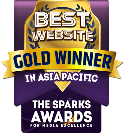 The Sparks Awards - Gold Winner Best Website in Asia Pacific
